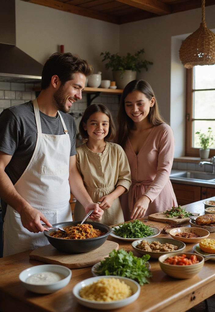 20 Fun Family Bonding Activities That Will Bring You Closer (You’ll Love #12!) - 16. Cultural Cuisine Night