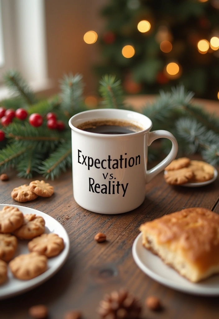 21 Quirky White Elephant Gifts Perfect for Your Holiday Party (Shocking #10 Will Leave You Speechless!) - 6. The ‘Expectation vs. Reality’ Mug