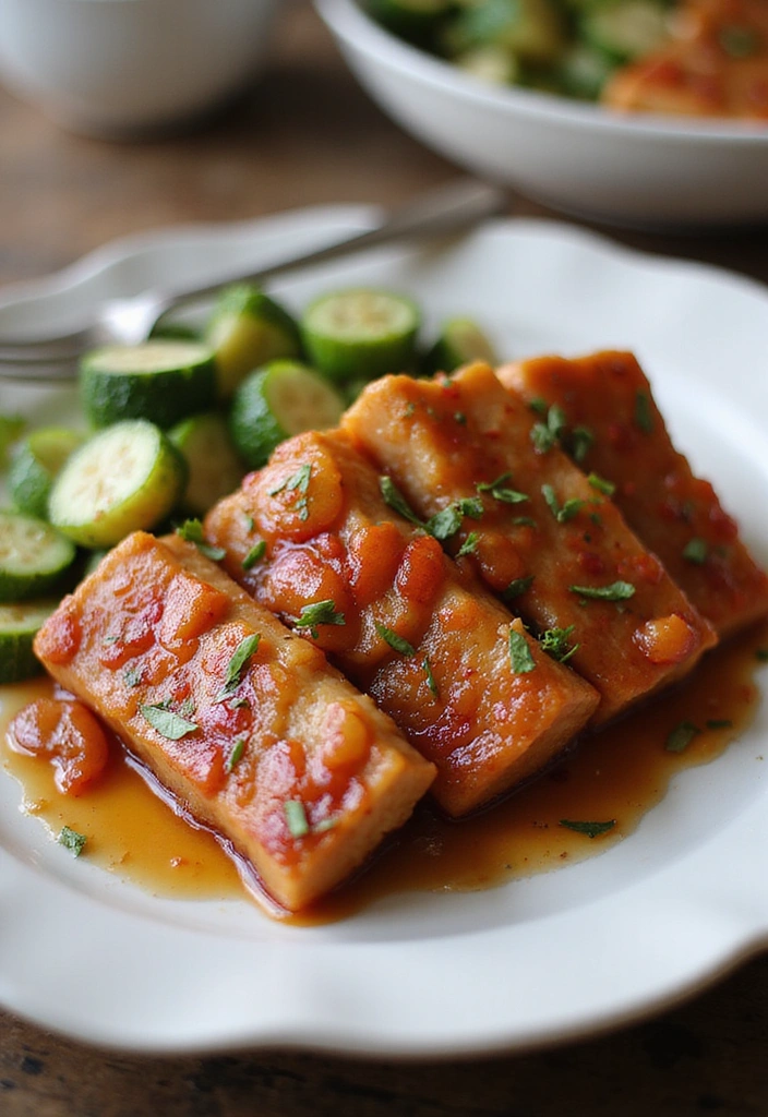11 Scrumptious Vegan Rhubarb Recipes You Never Knew You Needed! - 7. Rhubarb Glazed Tofu