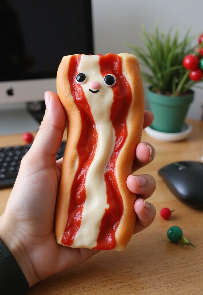 25 Hilariously Unique White Elephant Gifts That'll Steal the Show (You'll Be Laughing at #12!) - 5. Squeeze Bacon Stress Toy
