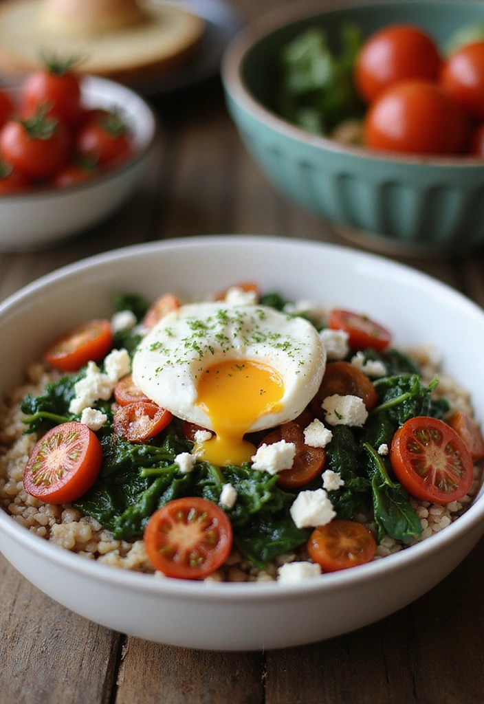 13 Colorful Summer Grain Bowls You Can Customize for Every Craving! - 7. Breakfast for Dinner Bowl