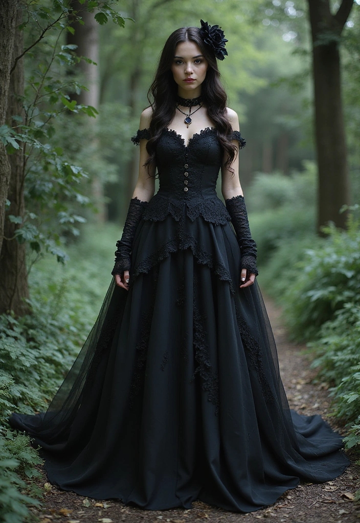 18 Vintage Styles That'll Bring Back the Best of the Past (You Won't Believe #4!) - 15. Ethereal Goth: A Modern Take