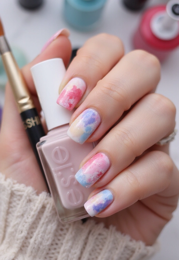20 Trendy Nail Designs You Can DIY at Home (Wait Until You See #14!) - 11. Watercolor Nails