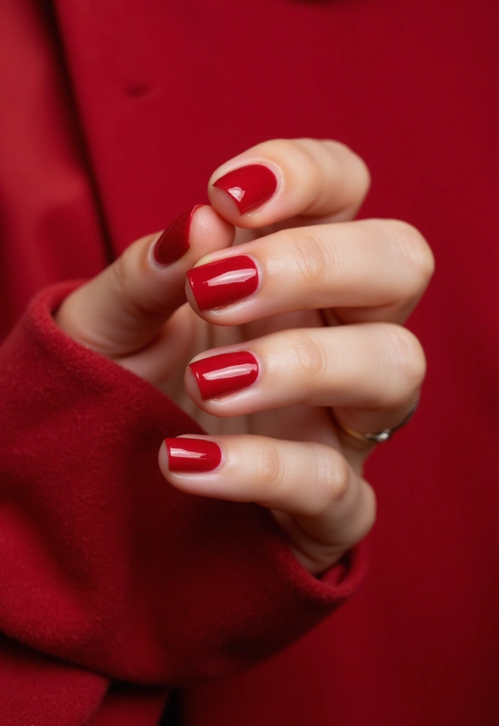 19 Hottest Nail Trends for Summer 2025 (You’ll Want to Try Them All!) - 16. Classic Red Revamp