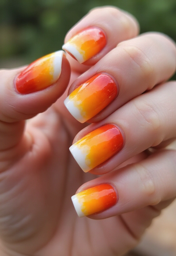 12 Festive French Tip Nails for Every Occasion (You Won't Believe #5!) - 3. Summer Sunset Dream