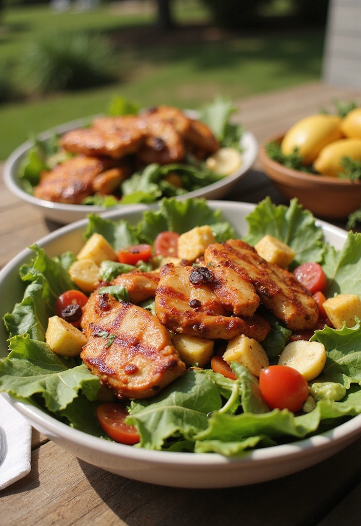 15 Easy Summer Meals That'll Make You Wonder How You Ever Lived Without Them! - 12. BBQ Chicken Salad