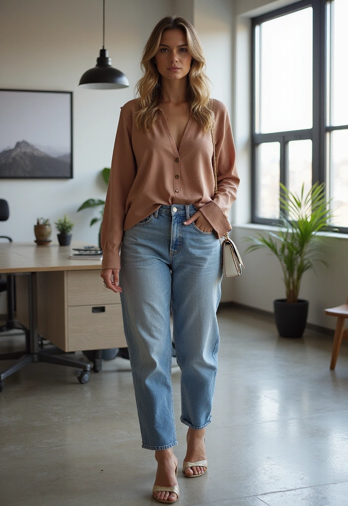 12 Stylish Workwear Outfits That’ll Make You the Office Trendsetter (Say Goodbye to Boring!) - 11. Casual Fridays with Style