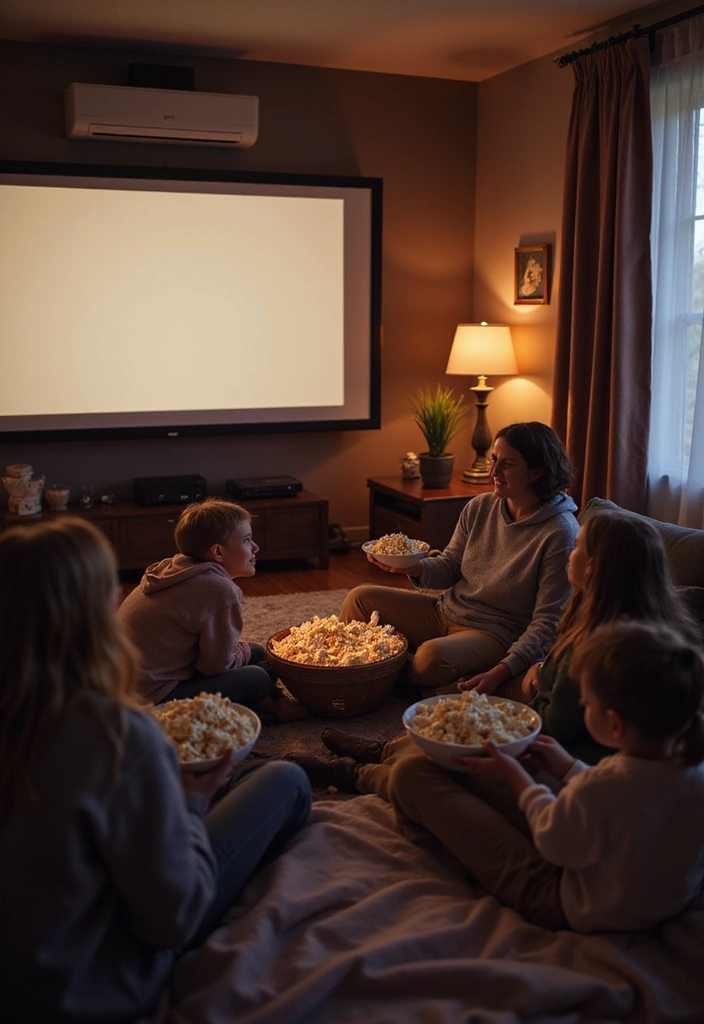 20 Fun Family Bonding Activities That Will Bring You Closer (You’ll Love #12!) - 4. Movie Marathon Night