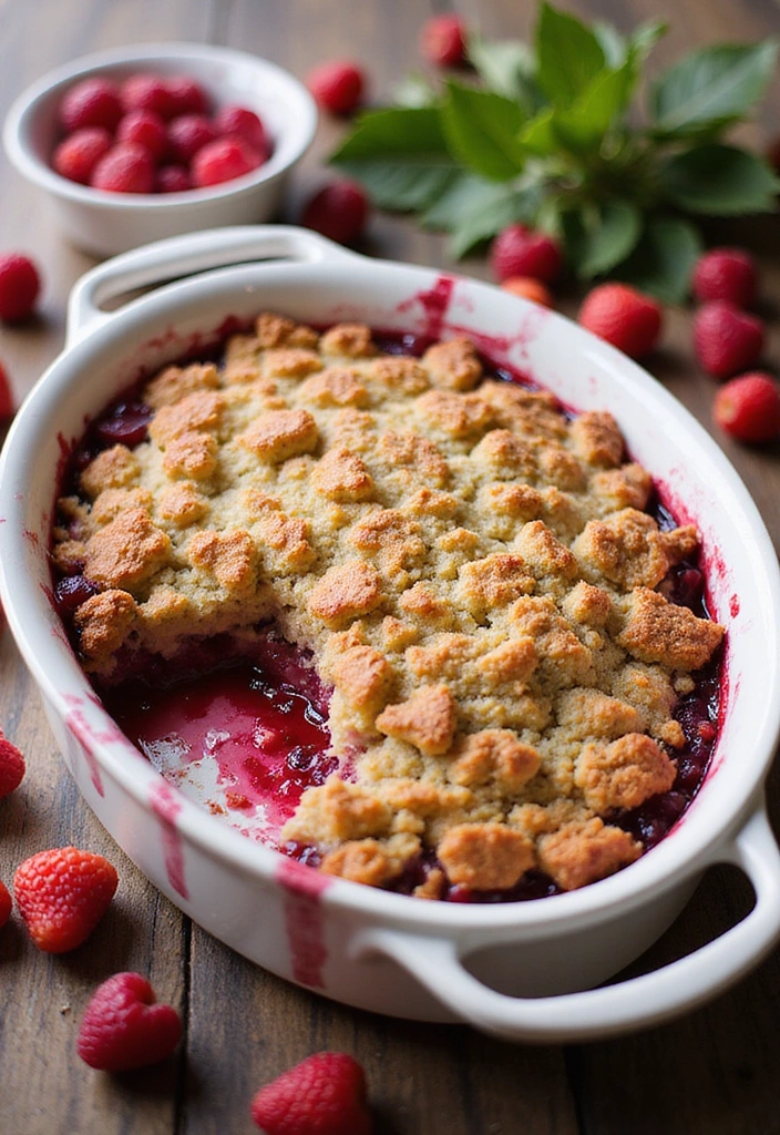 15 Decadent Rhubarb Crumble Recipes You’ll Want to Make Again and Again! - 15. Rhubarb Berry Crumble
