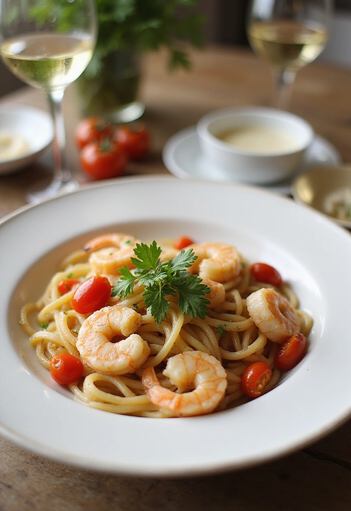 10 Quick and Easy Summer Seafood Dishes That Taste Like a Beach Vacation (Don’t Skip #2!) - 5. Light Seafood Pasta