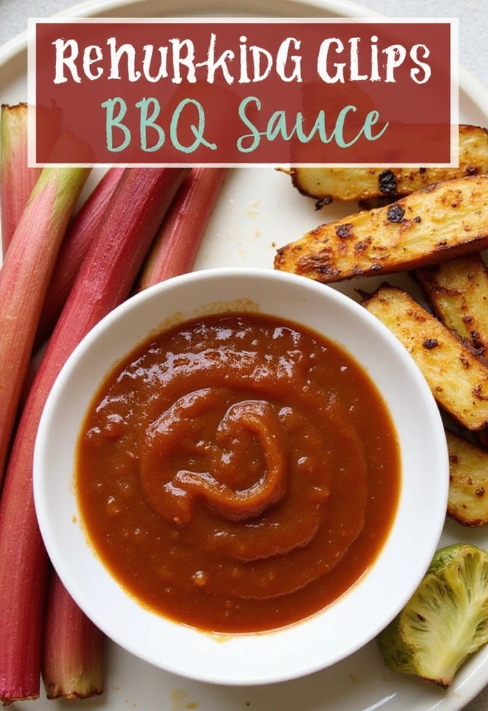 14 Delicious Vegan Rhubarb Recipes That'll Surprise Even the Meat Lovers! - 5. Rhubarb BBQ Sauce