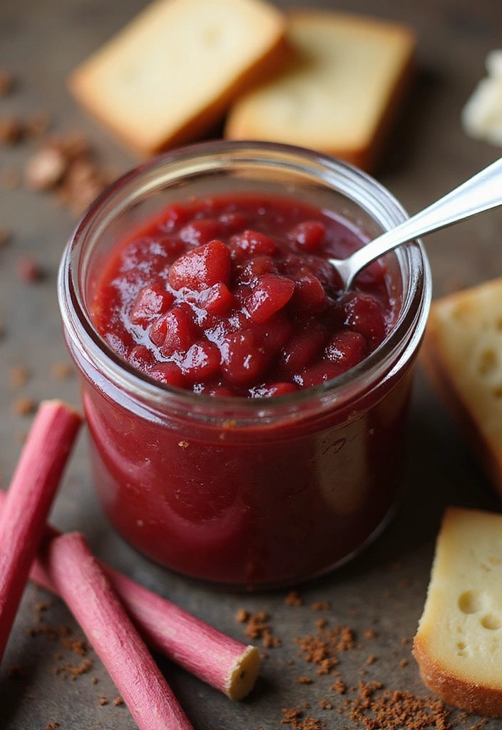 8 Tangy Rhubarb Sauce Recipes That’ll Elevate Any Dish (You Need #5!) - 8. Rhubarb Chutney