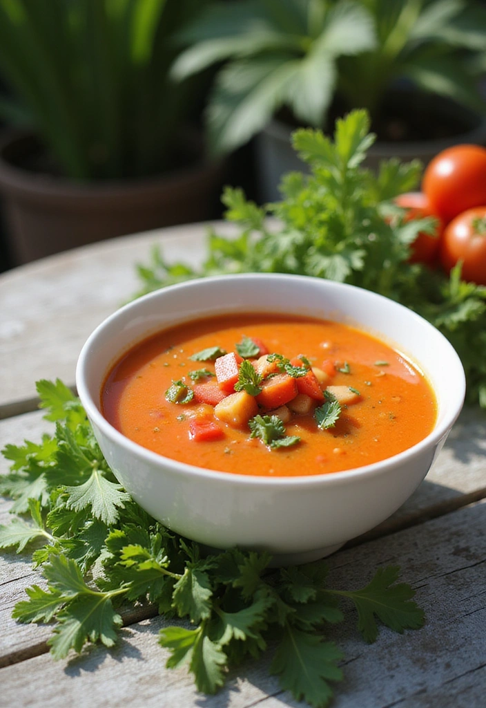 12 No-Cook Summer Meals That Are So Simple, You'll Wonder Why You Didn't Try Them Sooner! - 7. Chilled Gazpacho