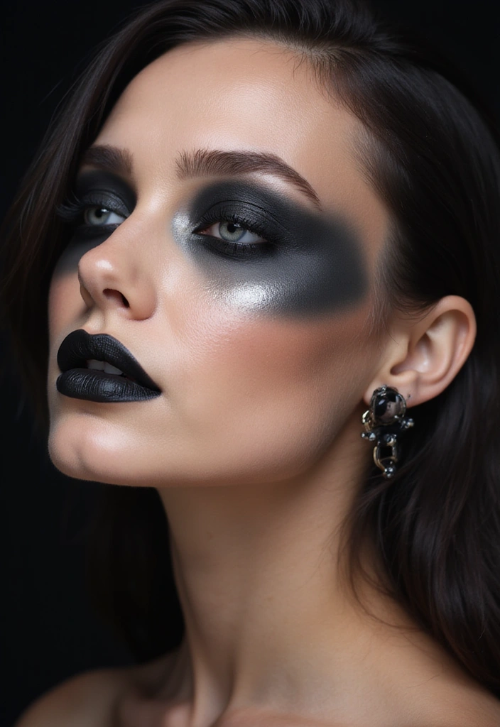 15 Eyeliner and Eyeshadow Techniques That Will Give You Smoky Eyes Like a Pro! - 14. Monochrome Smoky Eye
