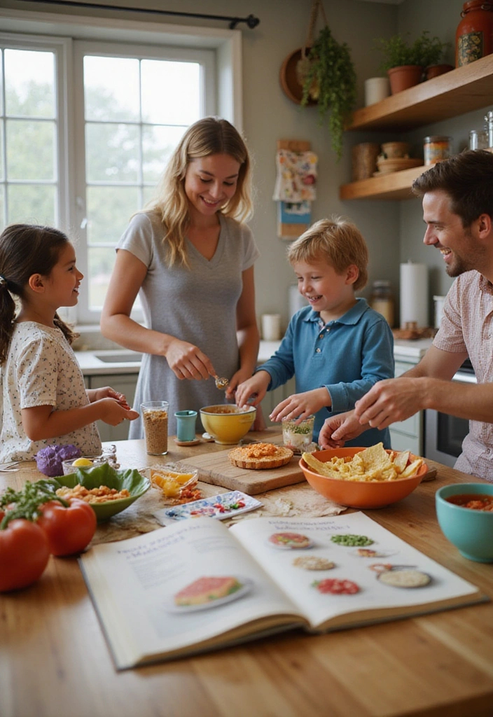 20 Fun Family Bonding Activities That Will Bring You Closer (You’ll Love #12!) - 3. DIY Family Cookbook