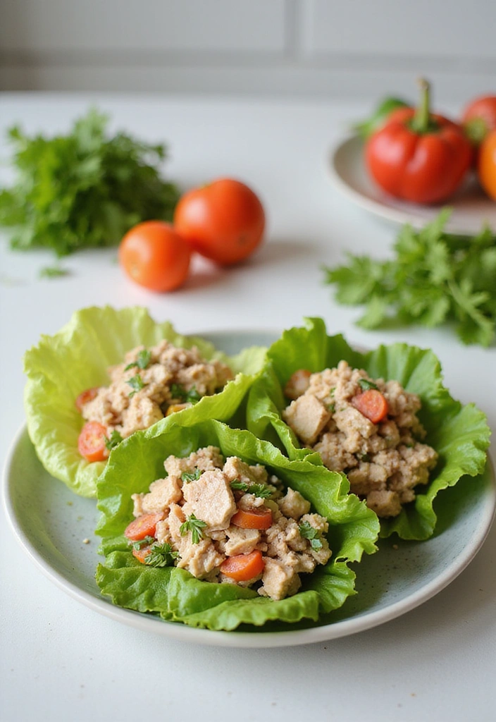12 No-Cook Summer Meals That Are So Simple, You'll Wonder Why You Didn't Try Them Sooner! - 8. Tuna Salad Lettuce Wraps