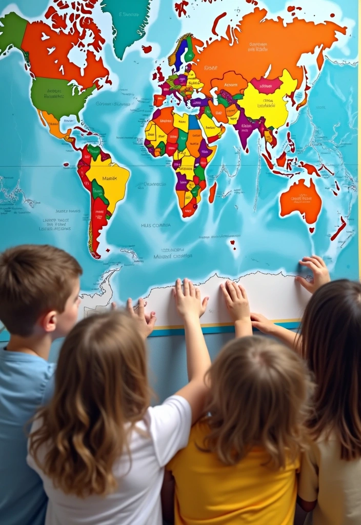 13 Fun Educational Games That Will Make Your Kids Love Learning (And You’ll Love #6!) - 4. Geography Puzzles