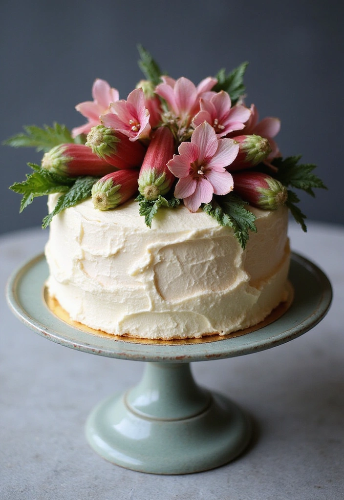 14 Moist Rhubarb Cake Recipes That Are Simply Irresistible (Wait Until You Taste #9!) - 10. Rhubarb Chiffon Cake