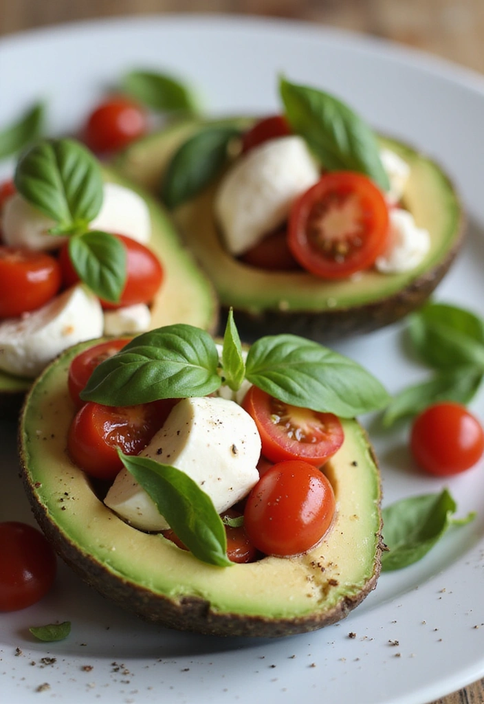 15 Easy Summer Meals That'll Make You Wonder How You Ever Lived Without Them! - 11. Caprese Stuffed Avocados
