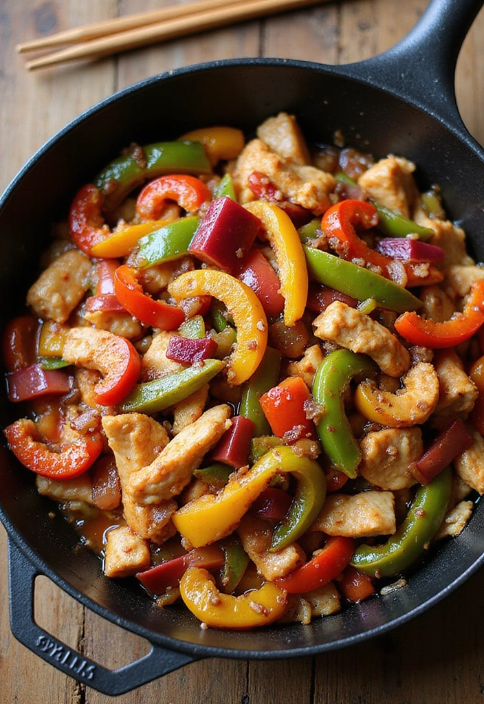 12 Savory Rhubarb Recipes That Will Change Your Dinner Game Forever! - 1. Rhubarb and Chicken Stir-Fry